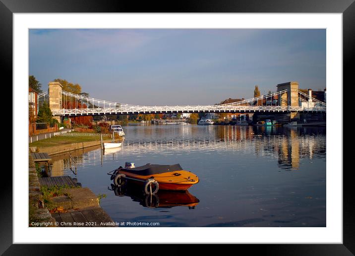 Marlow, River Thames Framed Mounted Print by Chris Rose