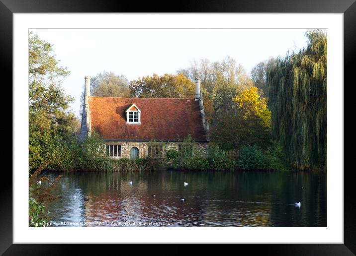 Bourne Mill, Colchester Framed Mounted Print by Elaine Hayward