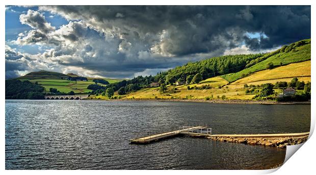 Ladybower Panorama Print by Darren Galpin