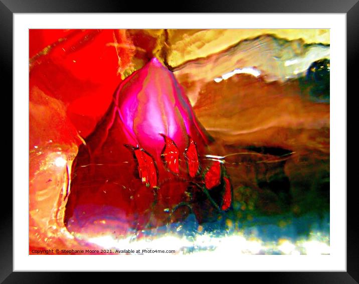 Abstract 2021 226 Framed Mounted Print by Stephanie Moore