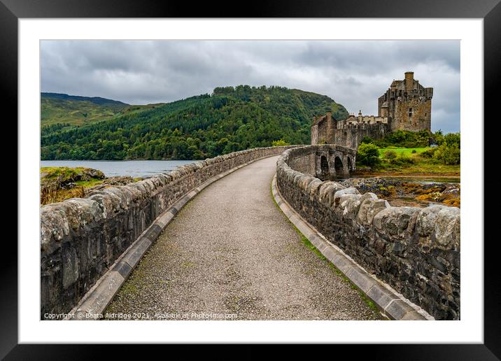 A road to the Castle Framed Mounted Print by Beata Aldridge