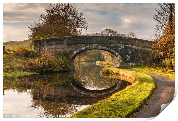 Lancaster Canal Print by Liz Withey