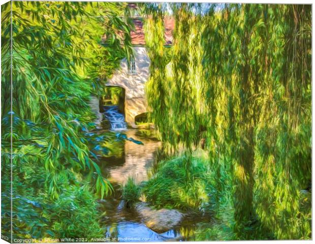 Water Mill Canvas Print by Shaun White
