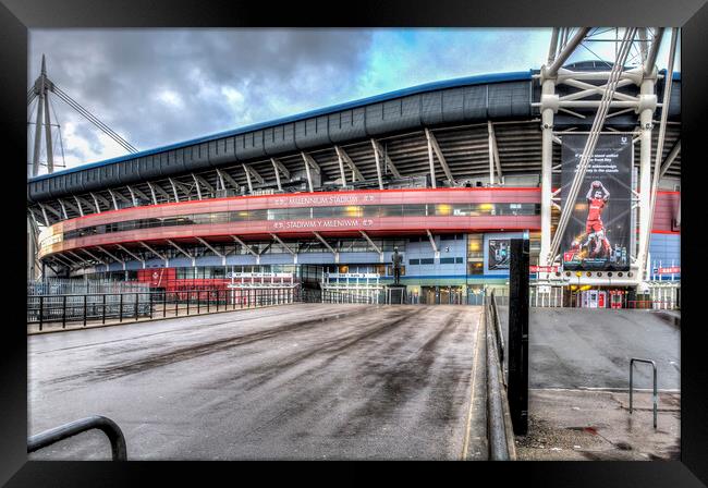 Wales Millennium Stadium Cardiff Framed Print by Steve Purnell