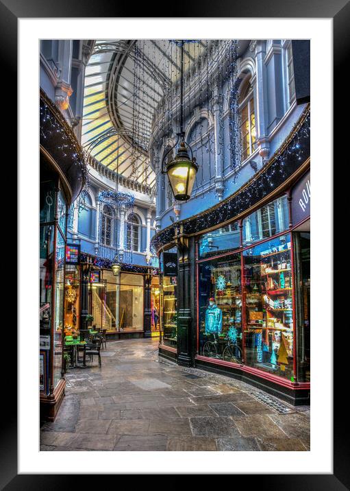 Morgan Arcade Cardiff Framed Mounted Print by Steve Purnell