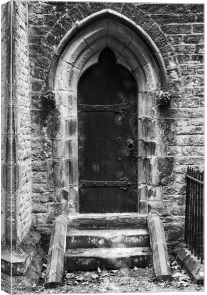 Old Church Doorway Canvas Print by Glen Allen