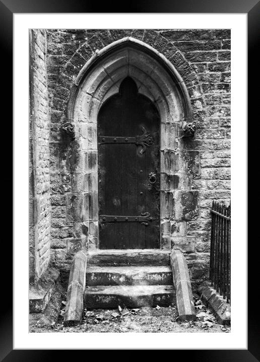 Old Church Doorway Framed Mounted Print by Glen Allen