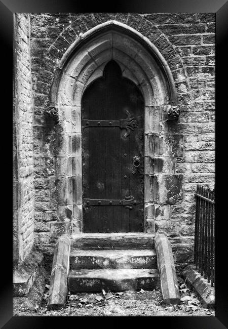 Old Church Doorway Framed Print by Glen Allen