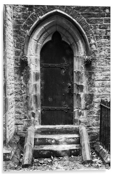 Old Church Doorway Acrylic by Glen Allen
