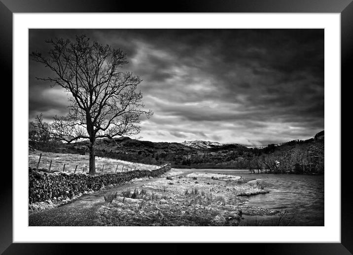 Rydal Water Framed Mounted Print by Darren Galpin