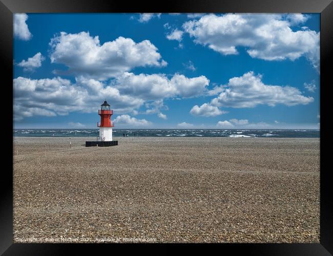 Point of Ayre Isle of Man Framed Print by Roger Mechan