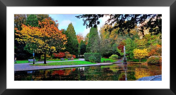 Autumn at Williamson Park, Lancaster Framed Mounted Print by Michele Davis