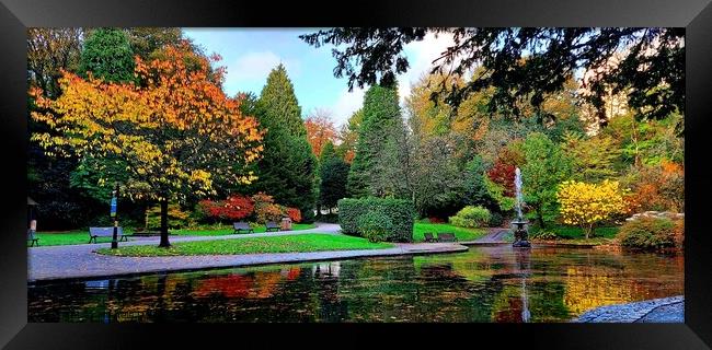Autumn at Williamson Park, Lancaster Framed Print by Michele Davis