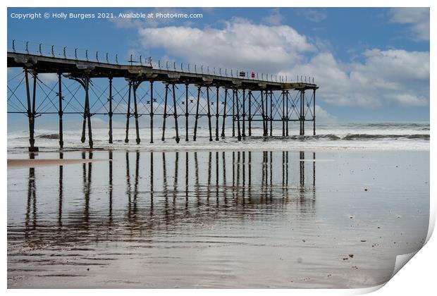  Saltburn-by-the-sea, Redcar Cleveland  Print by Holly Burgess