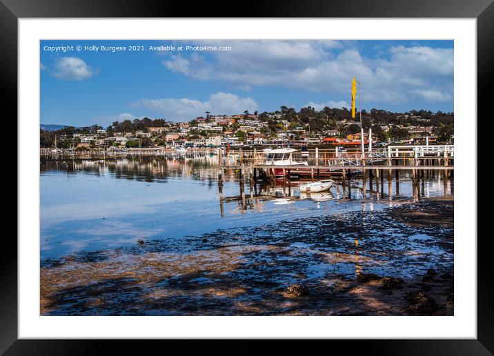 'Whale Watching Splendour, Victor Harbor' Framed Mounted Print by Holly Burgess