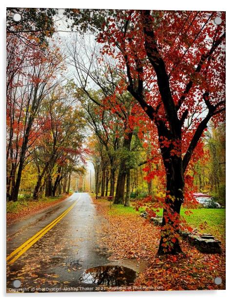 Poster perfect Colorful Autumn landscape Acrylic by PhotOvation-Akshay Thaker