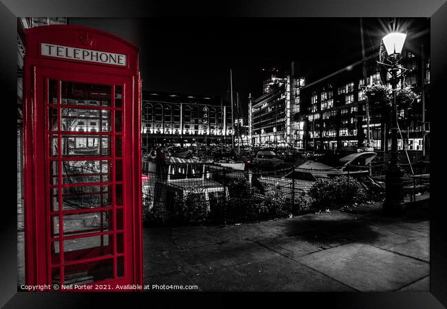 London Calling Framed Print by Neil Porter