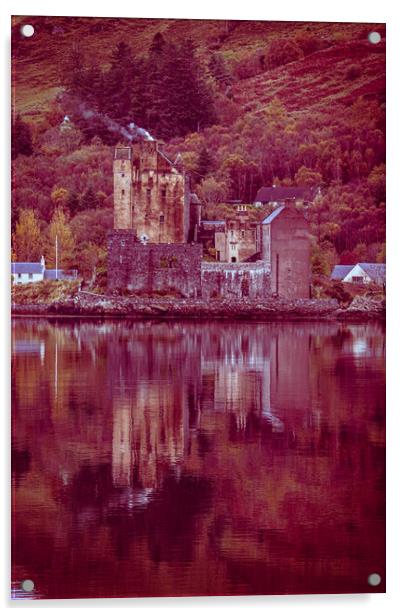 Eilean Donan Castle Acrylic by alan todd
