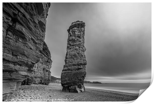 Lot's Wife Sea Stack Print by Darren Johnson