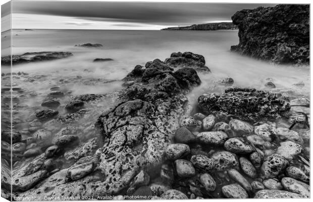 Crocodile Rock Landscape Canvas Print by Darren Johnson