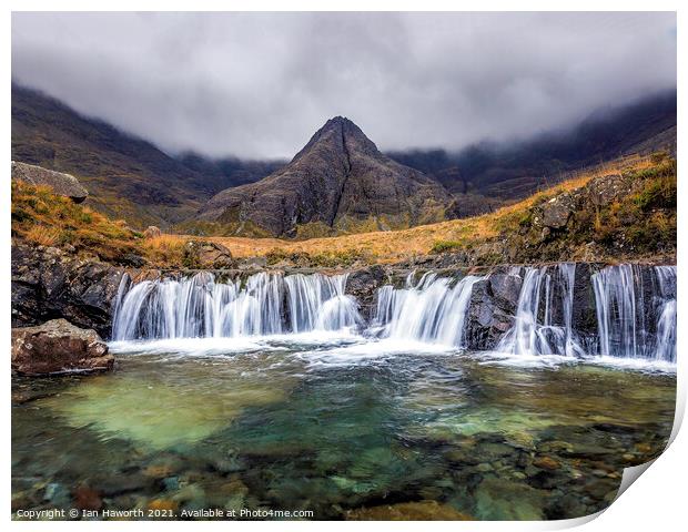 Fairy Pools Isle of Skye Print by Ian Haworth