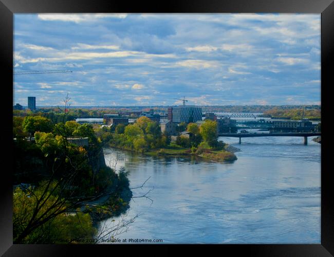 The Mighty Ottawa River Framed Print by Stephanie Moore