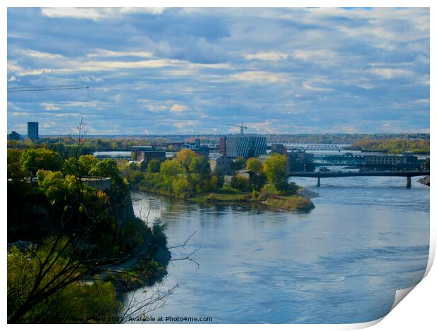 The Mighty Ottawa River Print by Stephanie Moore