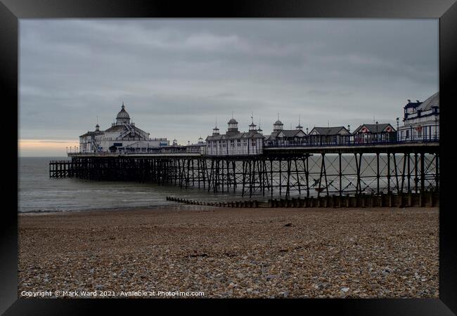 Eastbourne Pier in 2014 Framed Print by Mark Ward