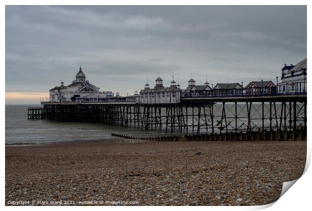 Eastbourne Pier in 2014 Print by Mark Ward
