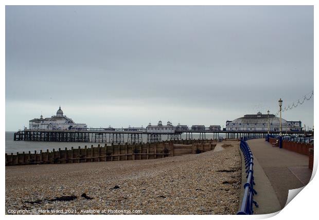 Eastbourne Pier from the Promenade. Print by Mark Ward