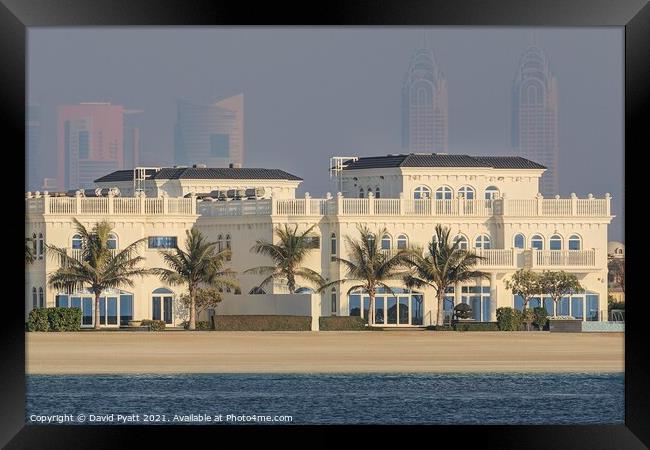 Dubai Luxury Property Framed Print by David Pyatt