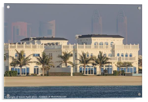Dubai Luxury Property Acrylic by David Pyatt