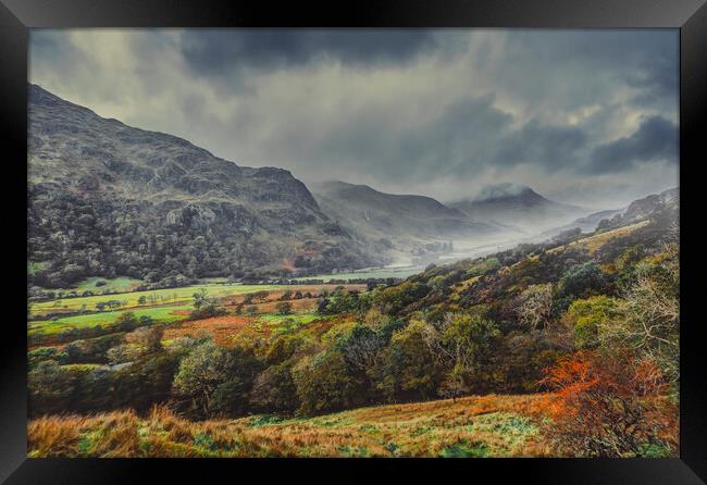 Nant Gwynant Valley Framed Print by Maggie McCall
