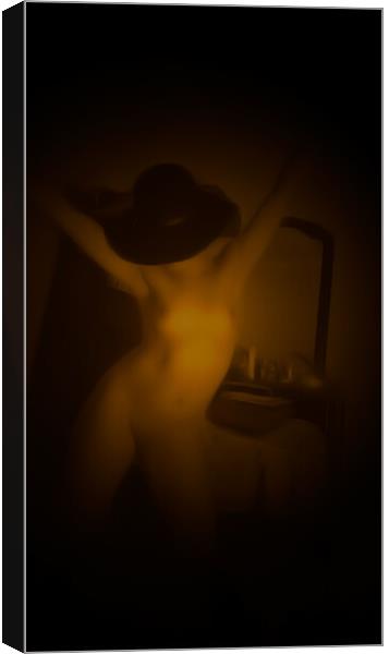 Nude Lady Canvas Print by Amy Rogers