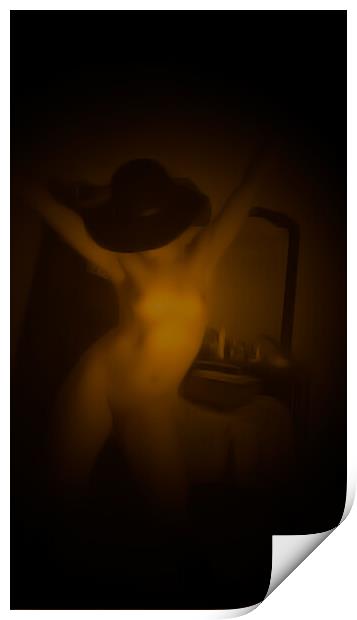 Nude Lady Print by Amy Rogers