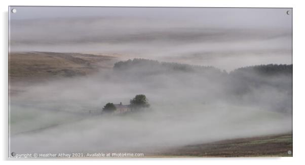 Moorland Mist Acrylic by Heather Athey