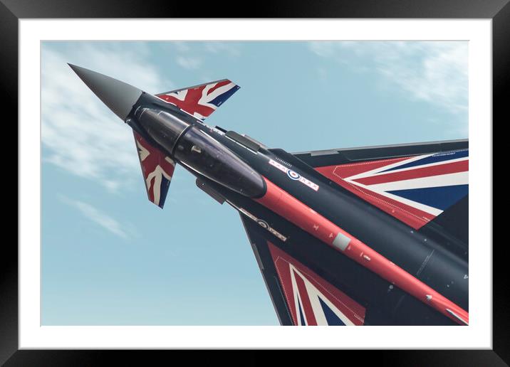 Eurofighter Typhoon Blackjack  Framed Mounted Print by J Biggadike