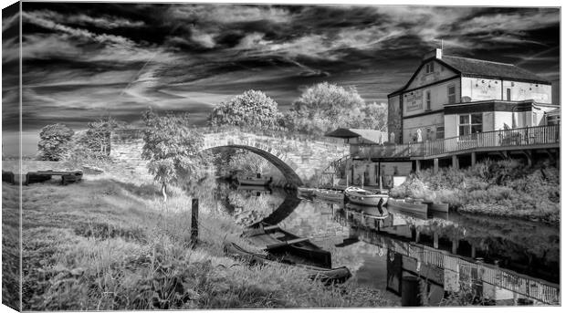 River Idle at Haxey Quays Canvas Print by Brent Thompson