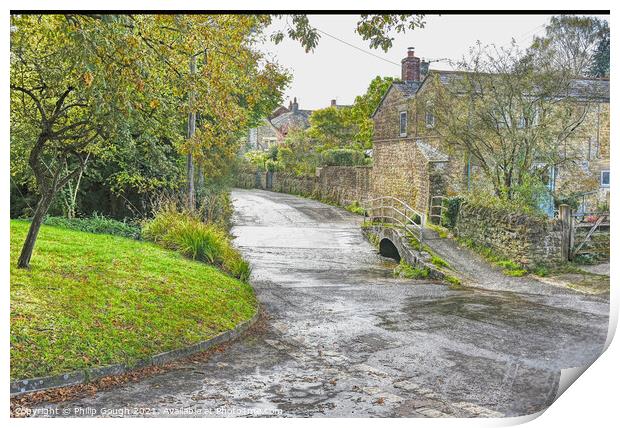 Beaminster Ford Across Road Print by Philip Gough