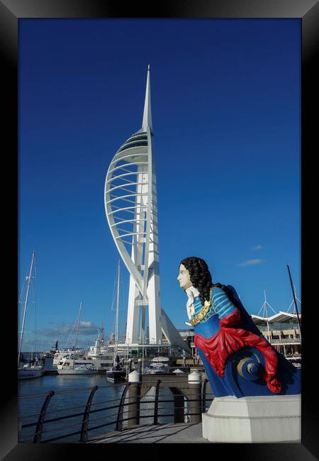The Spinnaker Tower. Portsmouth Harbour,Hampshire England . Framed Print by Philip Enticknap