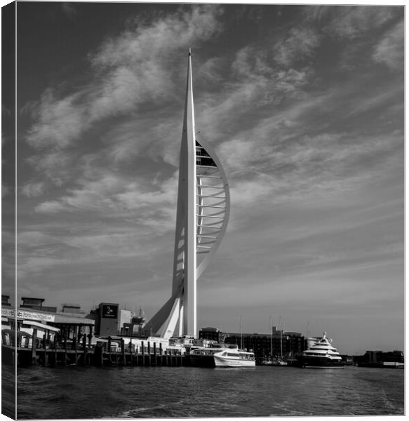 The Spinnaker Tower. Portsmouth Harbour,Hampshire England . Canvas Print by Philip Enticknap