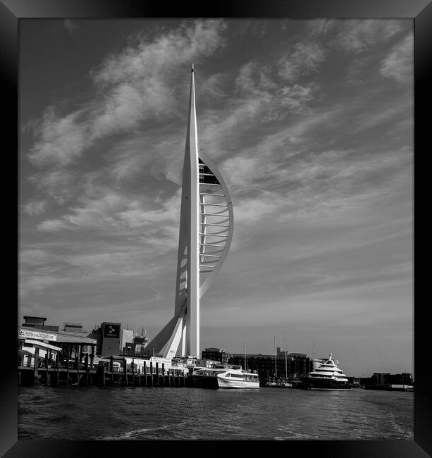 The Spinnaker Tower. Portsmouth Harbour,Hampshire England . Framed Print by Philip Enticknap