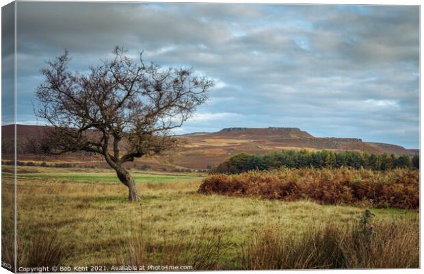 View to Higger Tor Canvas Print by Bob Kent