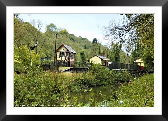 Enchanting Consall Station Framed Mounted Print by Mark Chesters