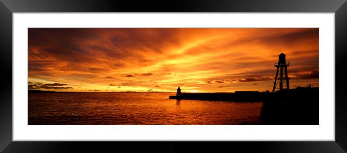 Wick harbour sunrise Framed Mounted Print by JC studios LRPS ARPS