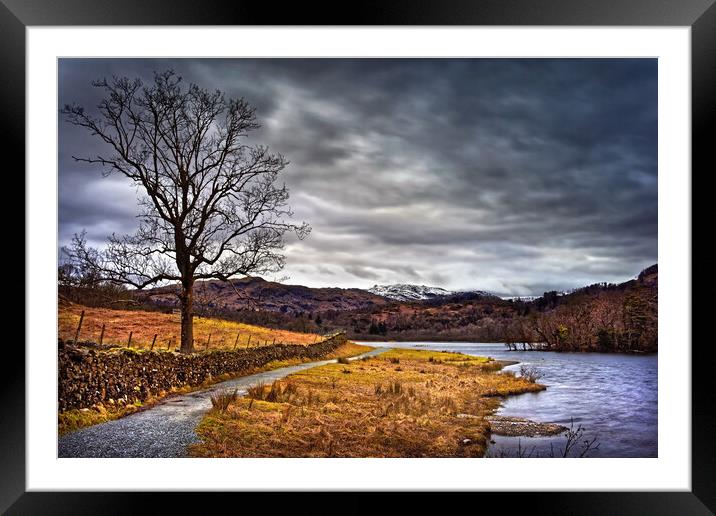 Rydal Water Framed Mounted Print by Darren Galpin