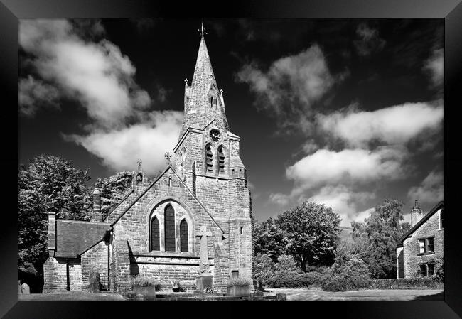 Church of the Holy & Undivided Trinity, Edale Framed Print by Darren Galpin
