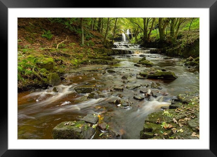 Sumerhill Force Framed Mounted Print by Kevin Winter