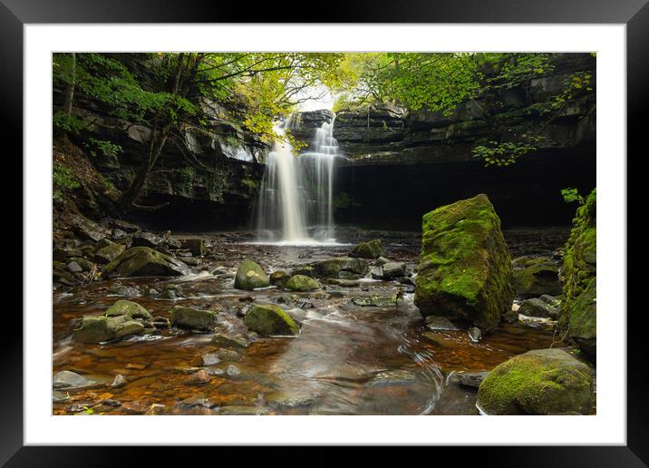 Gibsons Cave Framed Mounted Print by Kevin Winter