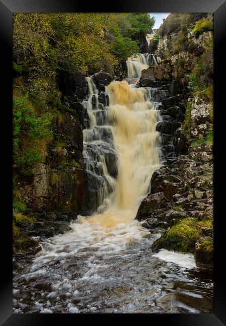 Blea Beck Falls Framed Print by Kevin Winter